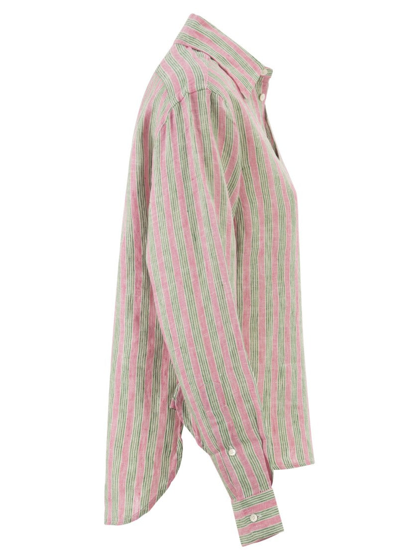 Polo Ralph Lauren Short, Loose-Fitting Linen Shirt