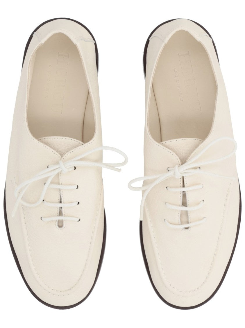 Hereu Juliol Smooth Rounded Toe Loafers
