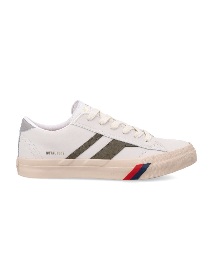 Pro-Keds Royal Classic Olive Green Stripe Low-Top Sneakers