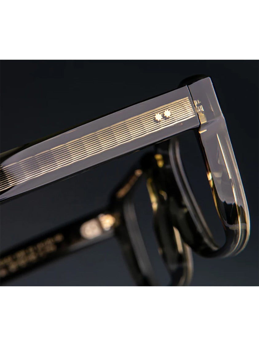Cutler And Gross Tortoiseshell Acetate Eyeglasses With Bold Rectangular Frame