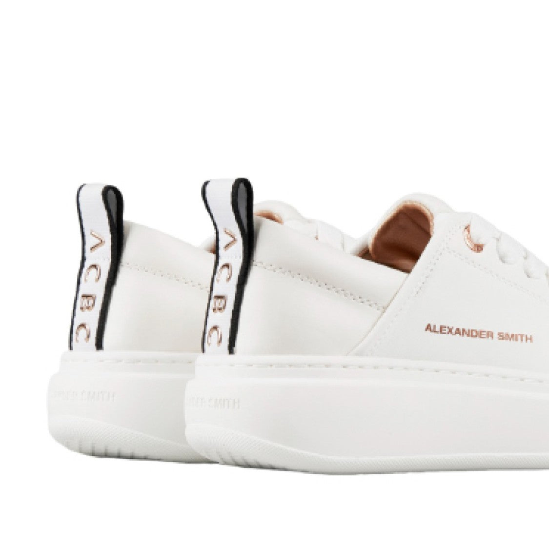 Alexander Smith Ecowembley Sneakers In White Eco Leather