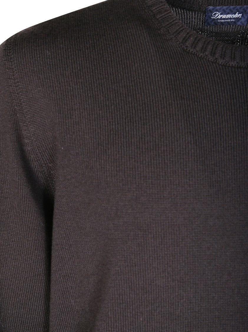 Drumhor Finely Knit Tubular Sweater In Merino Wool