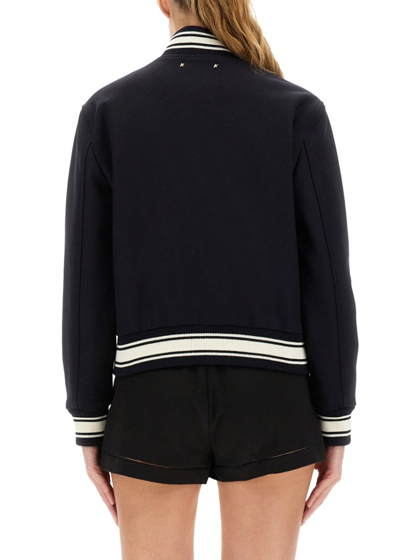 Golden Goose Cropped Bomber Jacket