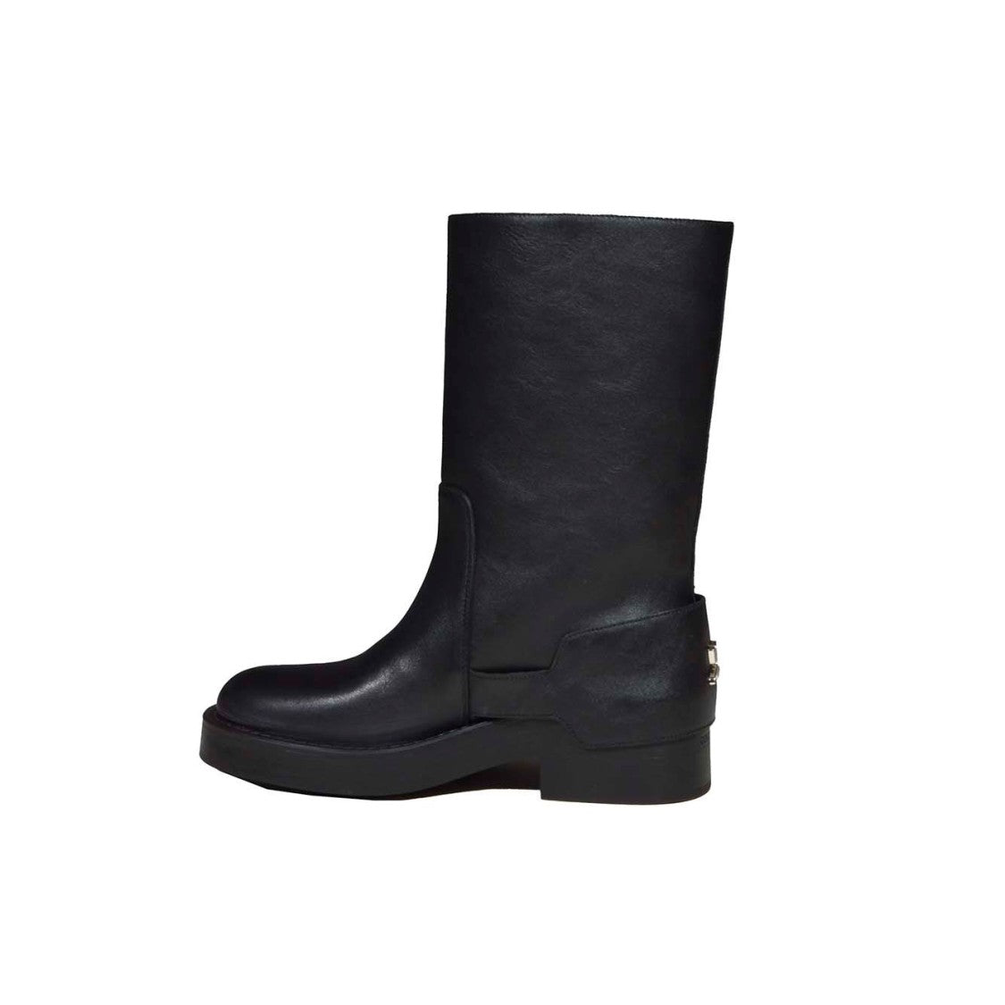 Courrèges Americana Midi Boots In Black Leather