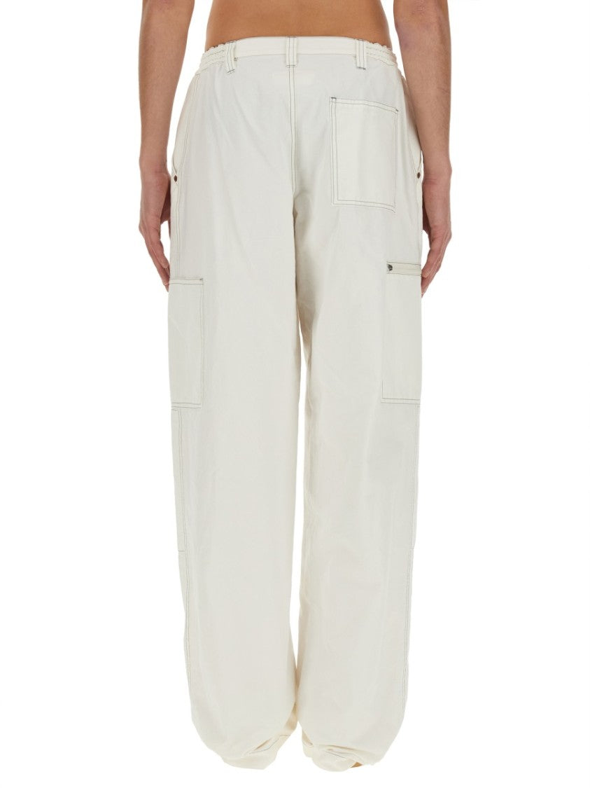 Mm6 By Maison Margiela Cotton Canvas Pants