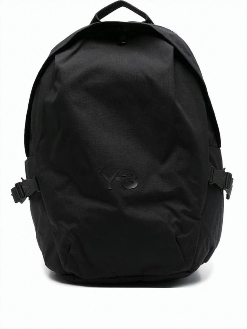 Y-3 Black Polyamide Minimalist Backpack With Padded Straps