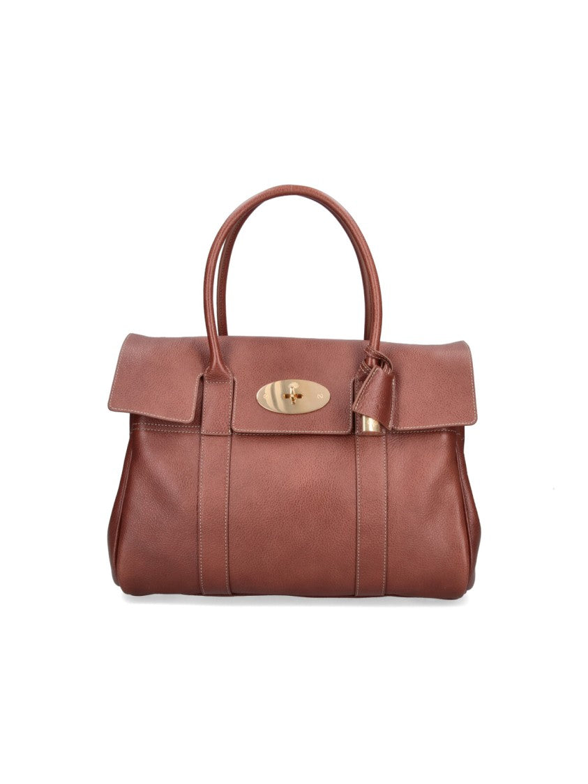 Mulberry Brown Bayswater Calf Leather Handbag