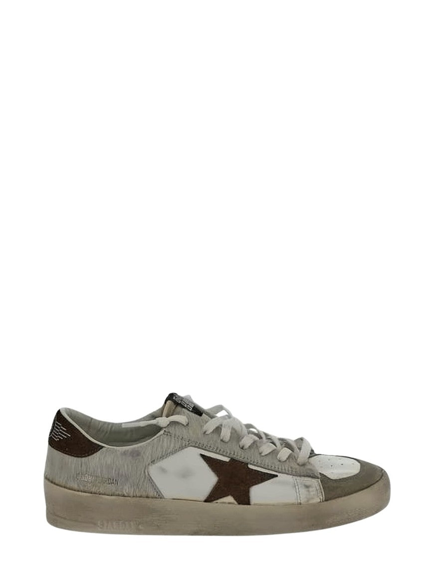 Golden Goose Low-Top Vintage White Sneakers