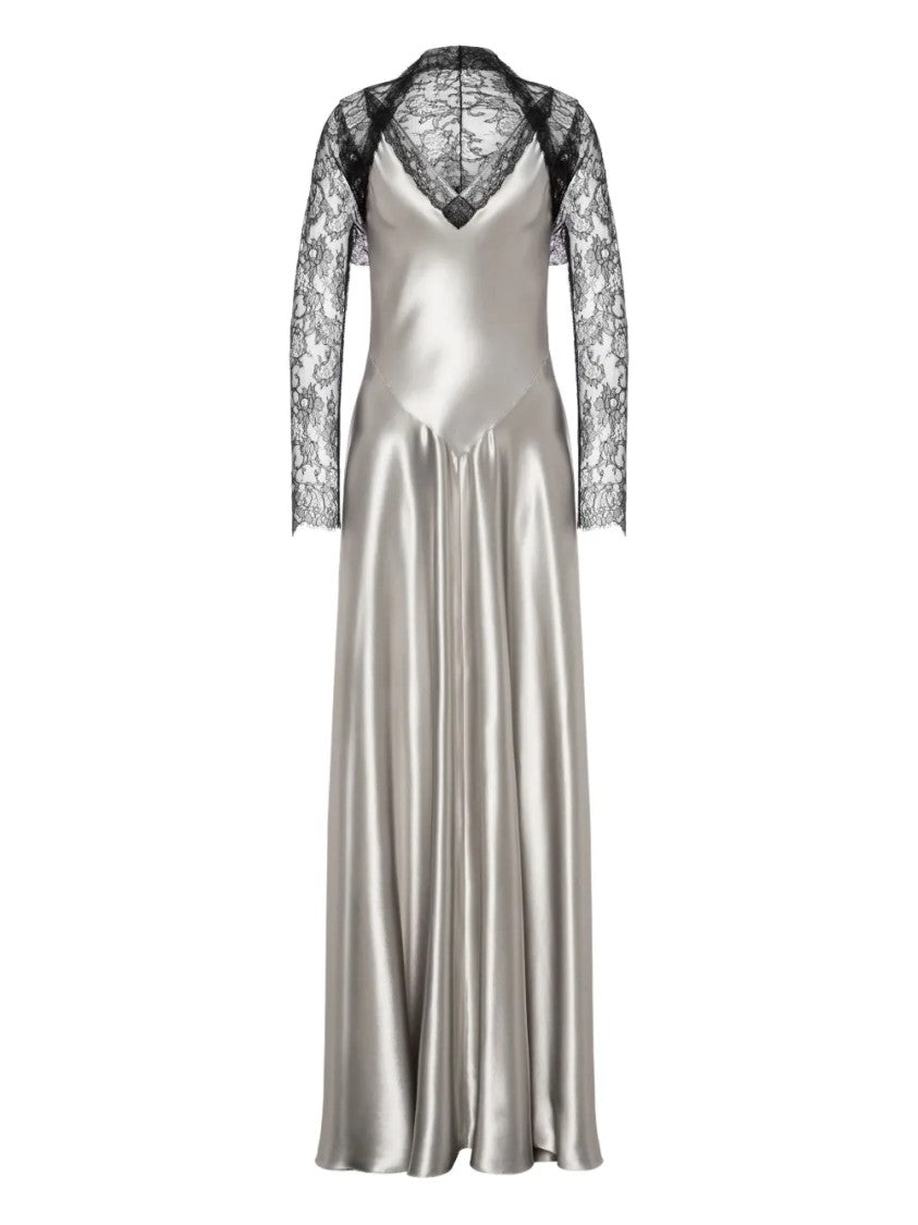 Alberta Ferretti Flowing Silhouette Delicate Draping Dress
