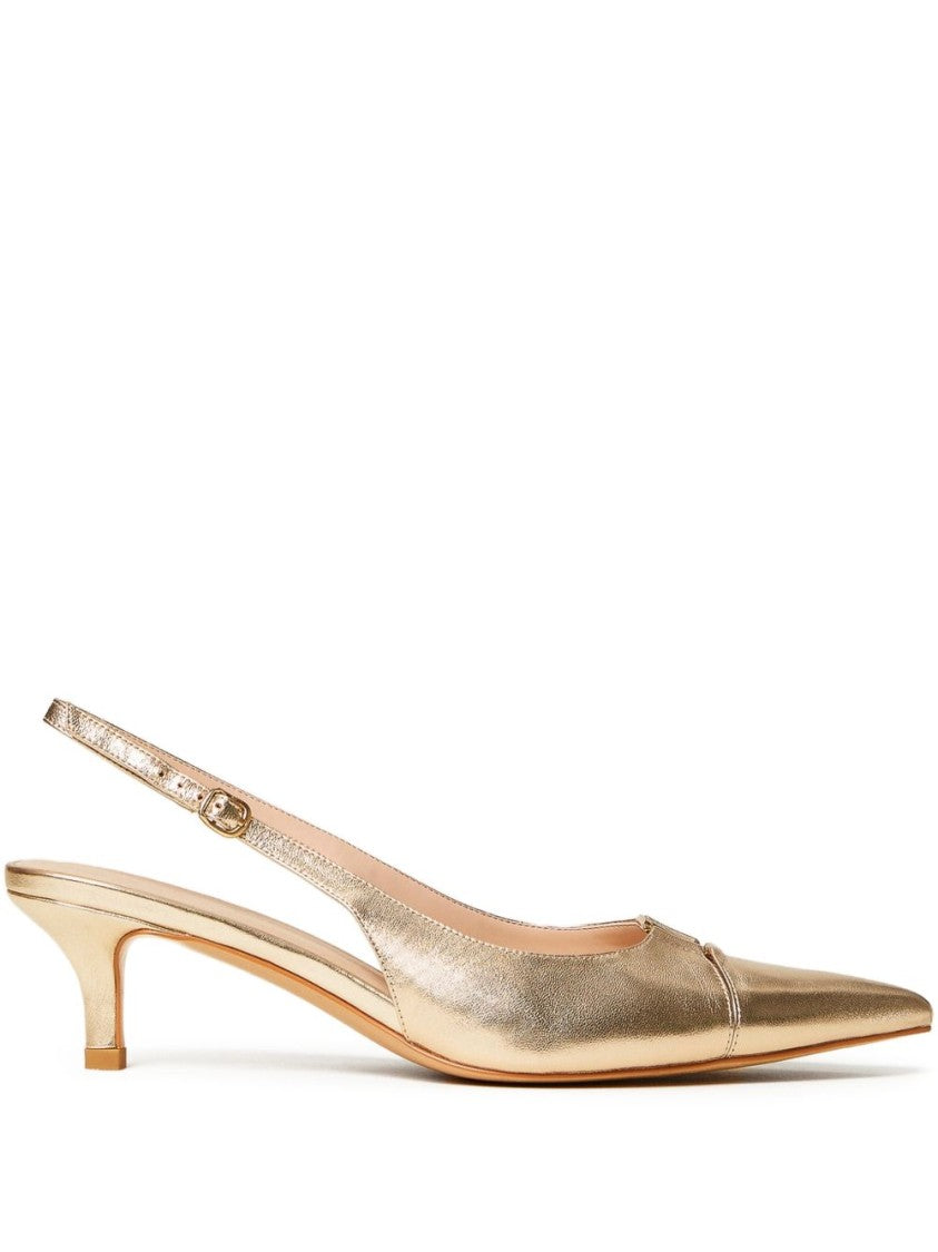 Twin-Set Slingback Pumps With Pointed Toe