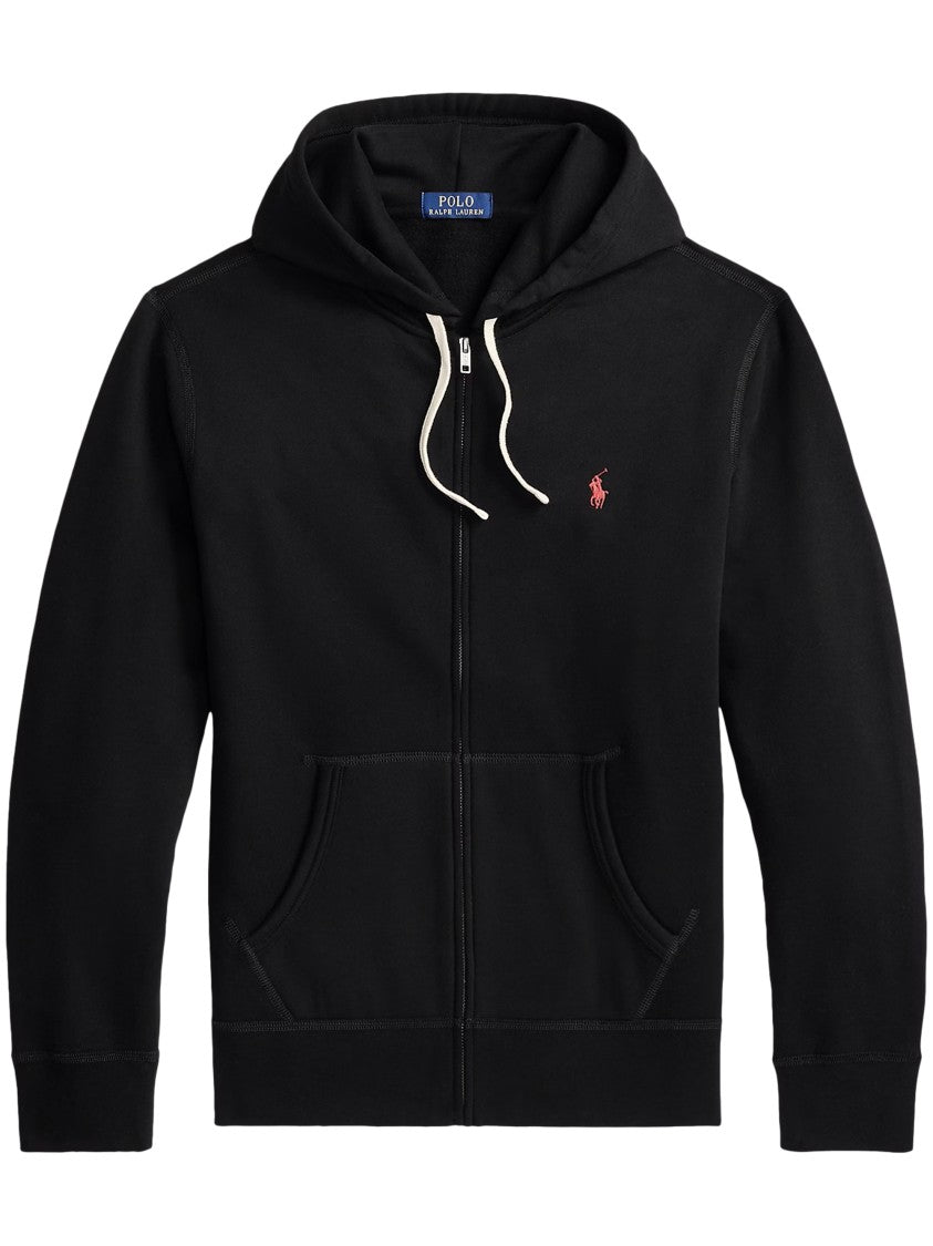Polo Ralph Lauren Long-Sleeve Hooded Zip-Through Knit Sweater