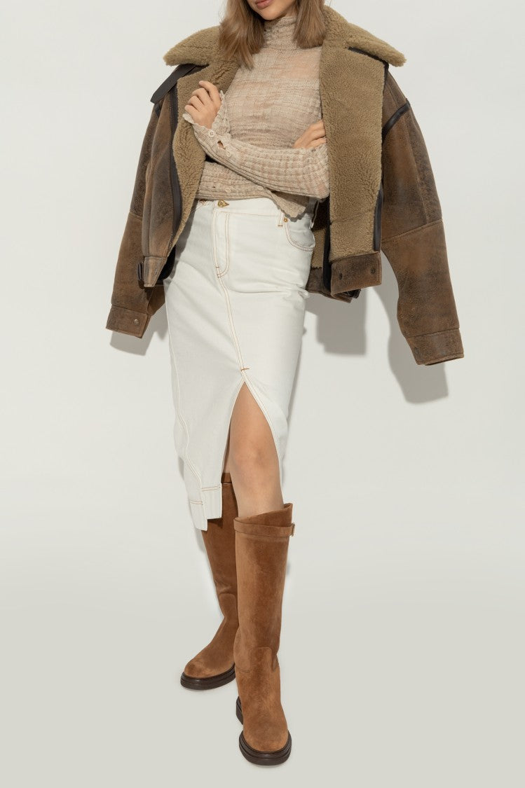 Dolce & Gabbana Knee-High Suede Boots