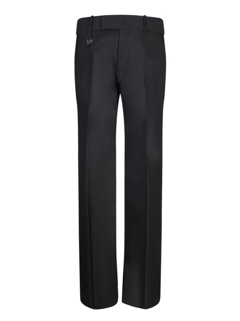 Burberry Wool-Silk Blend Trousers