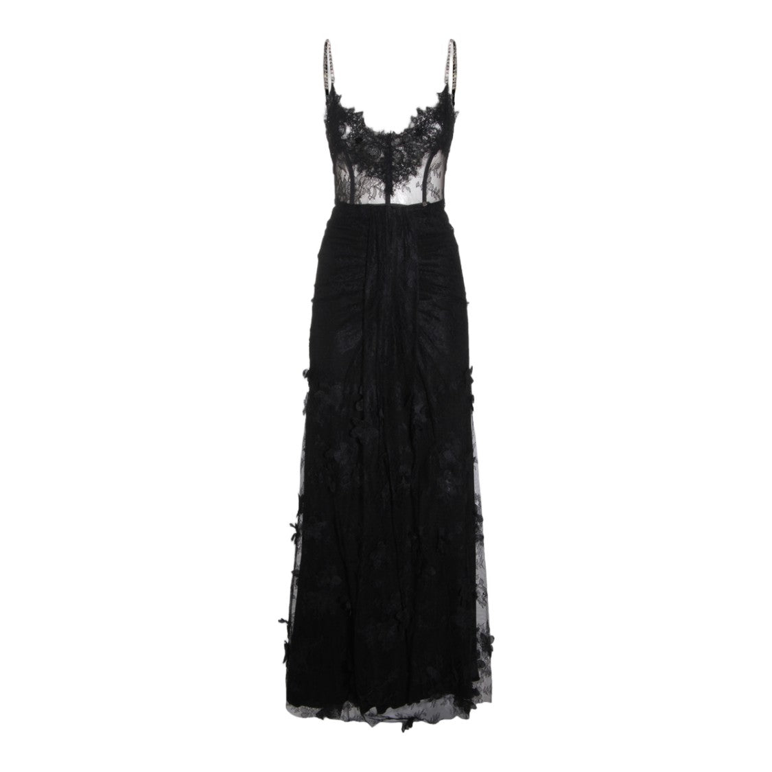 Nissa Long Black Dress