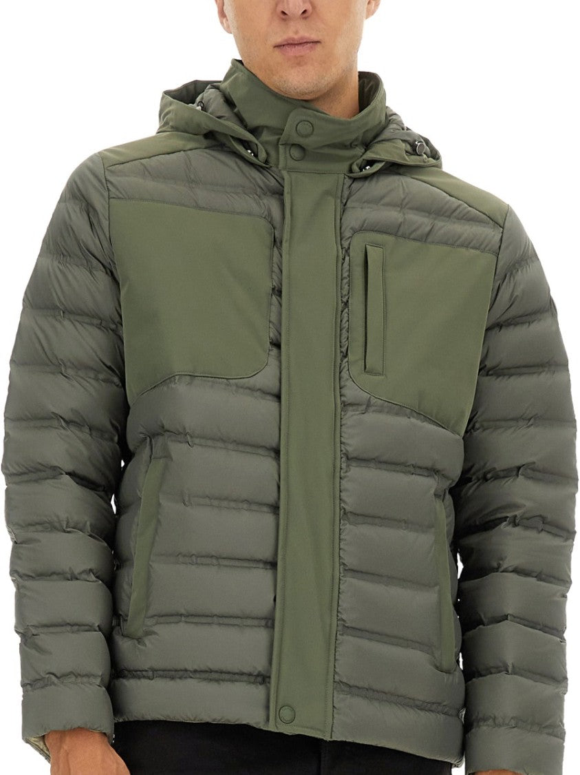 Colmar Originals Quilted Green Down Jacket