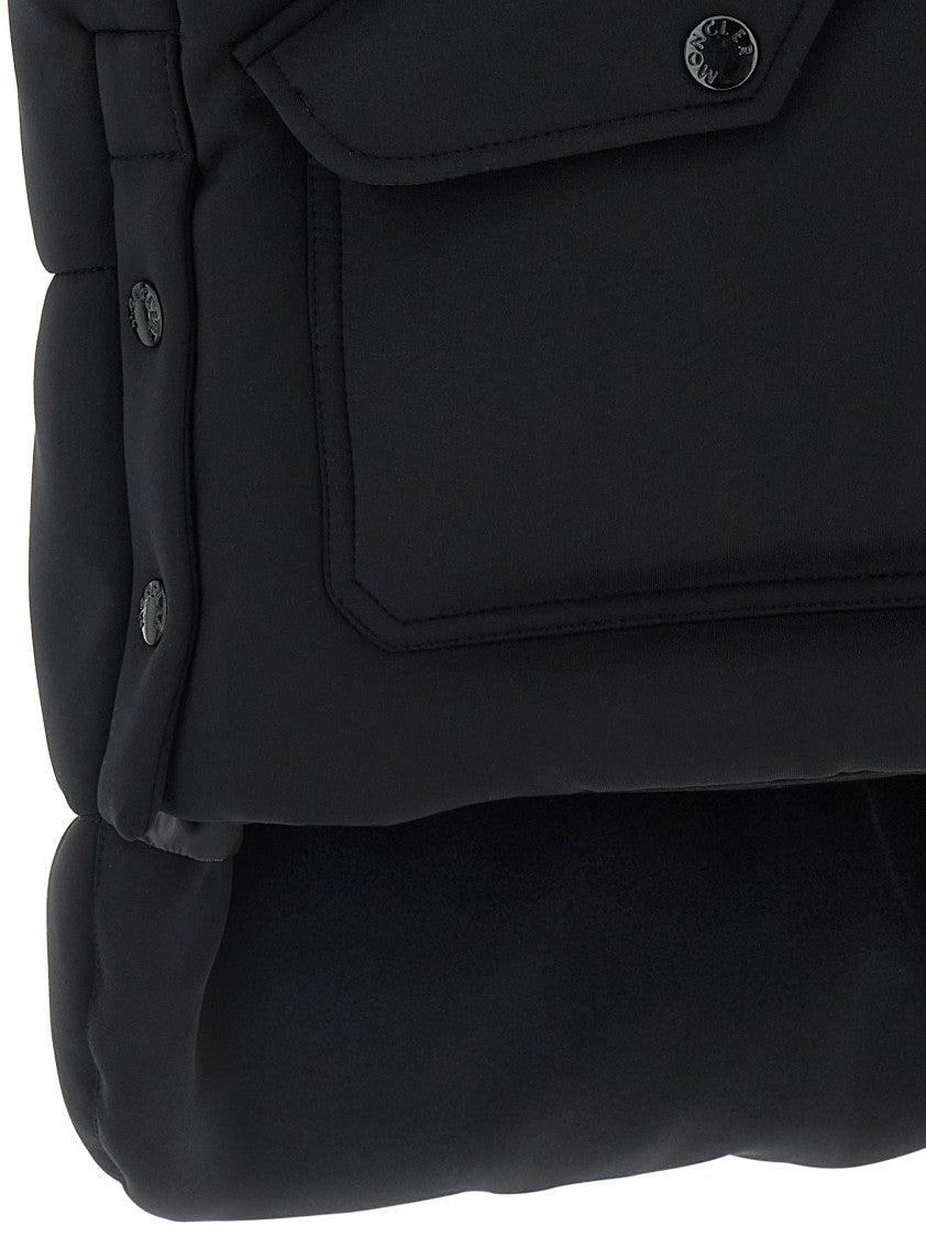 Moncler Genius Quilted Vest With High Neck And Asymmetrical Hem