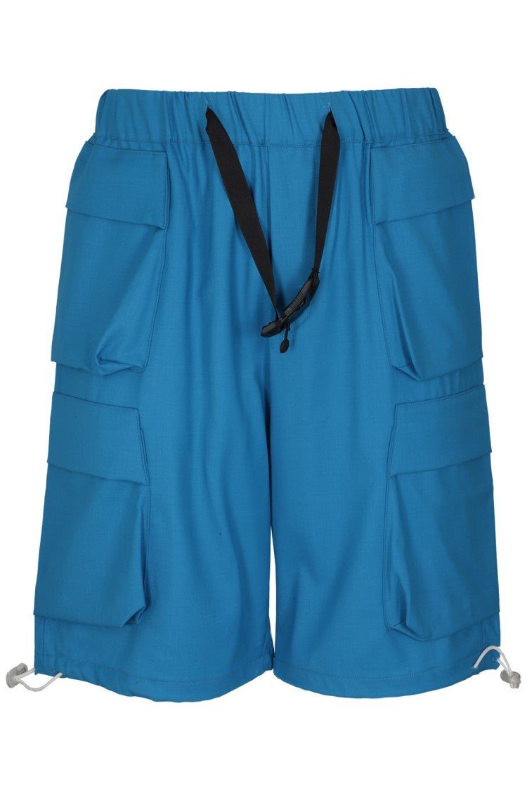 Bonsai Sky-Blue Cargo Fit Pants