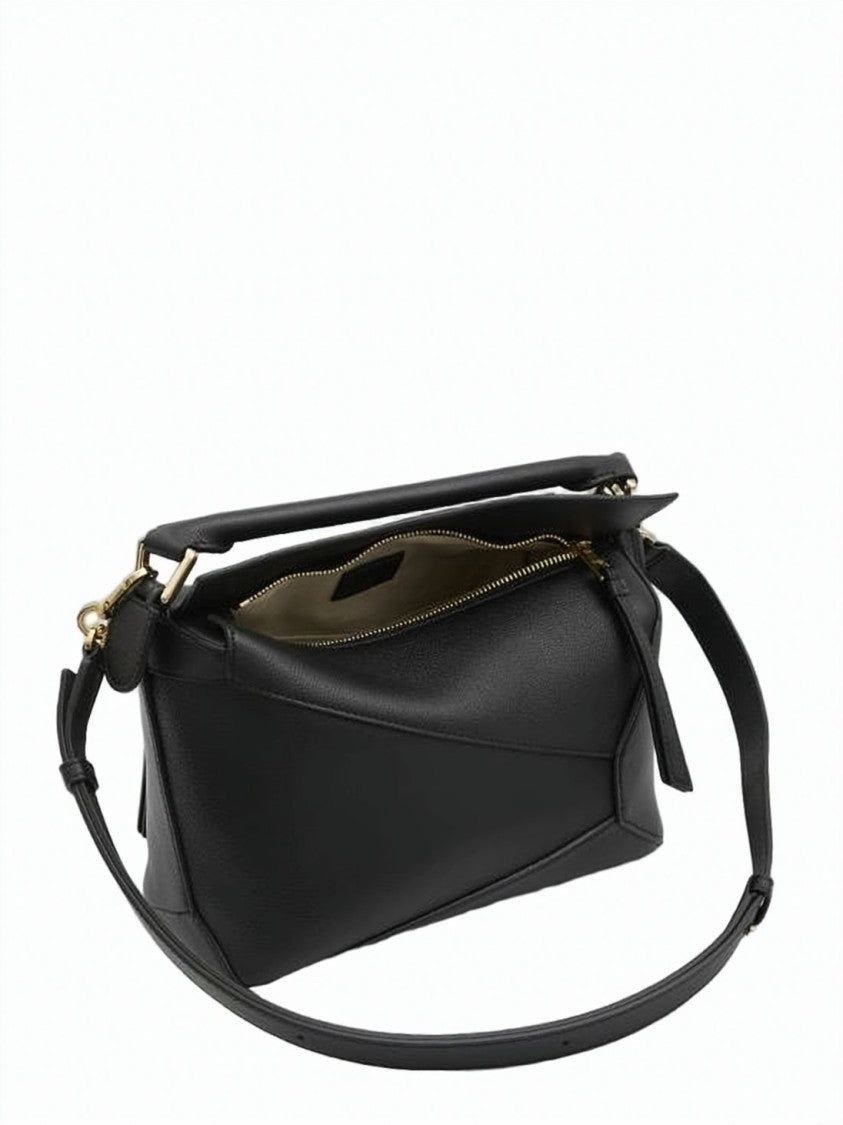 Loewe Geometric Silhouette Calf Leather Shoulder Bag