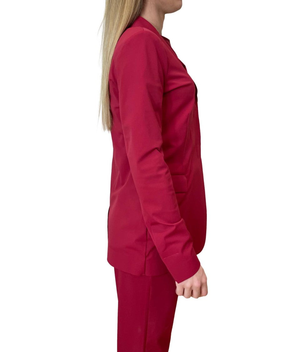 Max Mara Dark Red Mmlpalo Polyamide Jacket