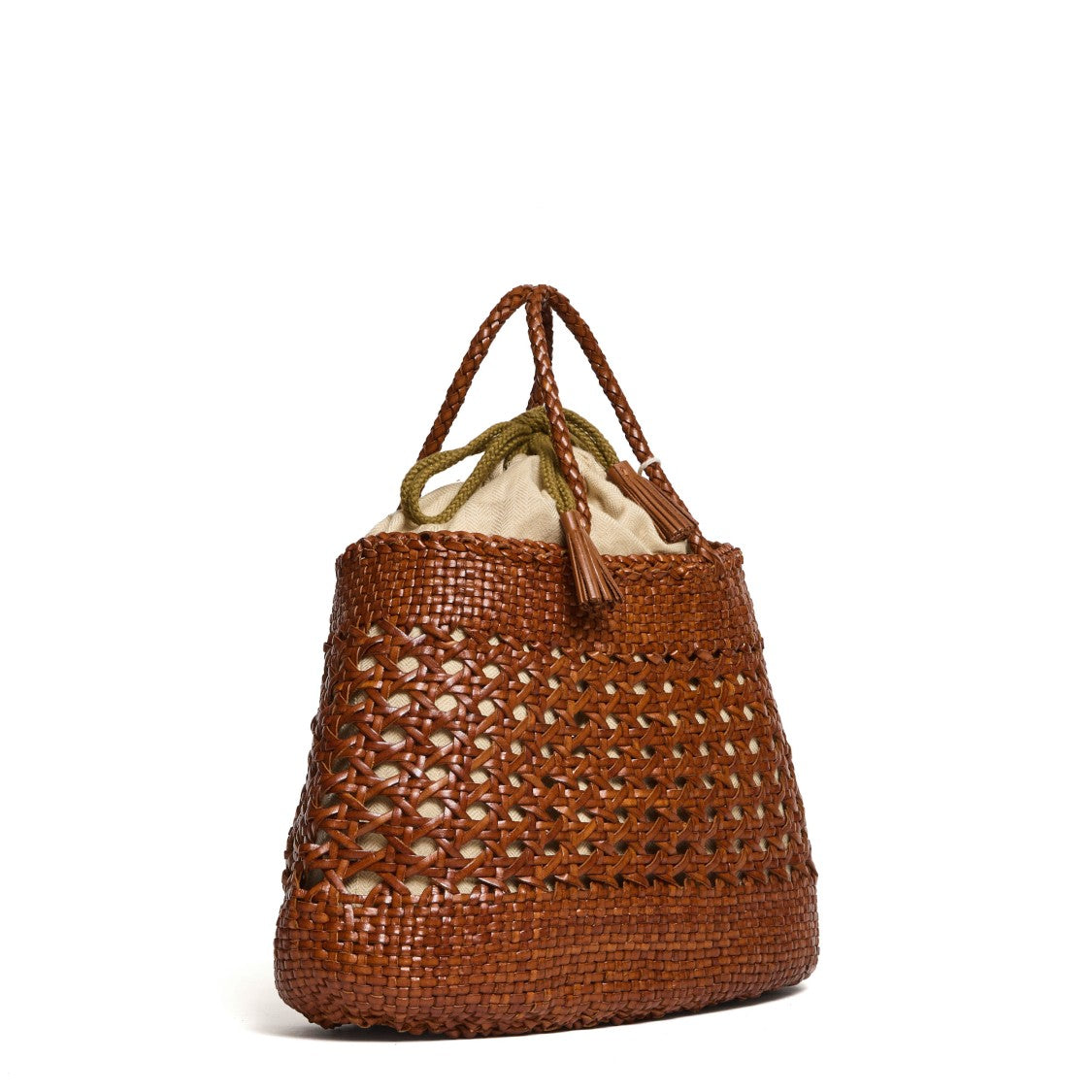 Dragon Diffusion Santa Cano Cotton Cannage Woven Tote Bag