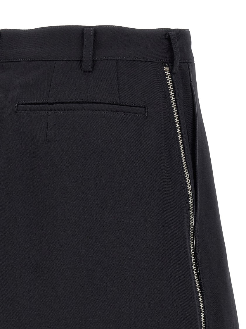 Comme Des Garçons Zip Bermuda Shorts