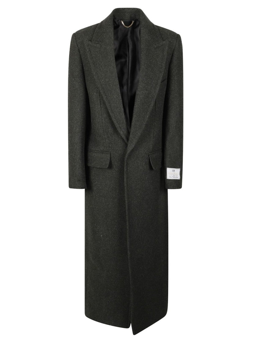 Victoria Beckham Wool Coat – Green