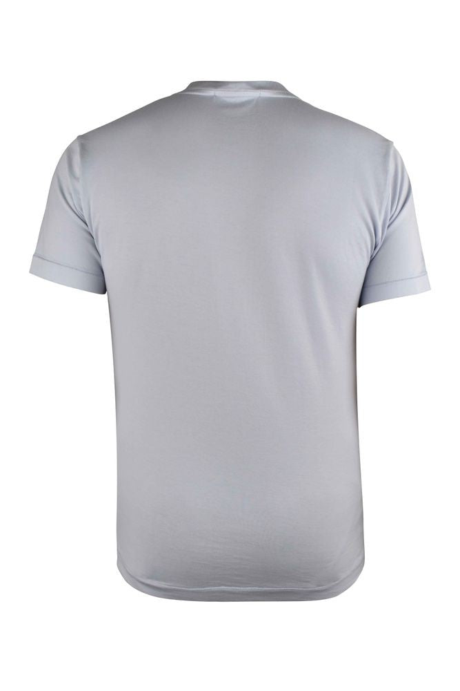 Stone Island Lilac Cotton T-Shirt