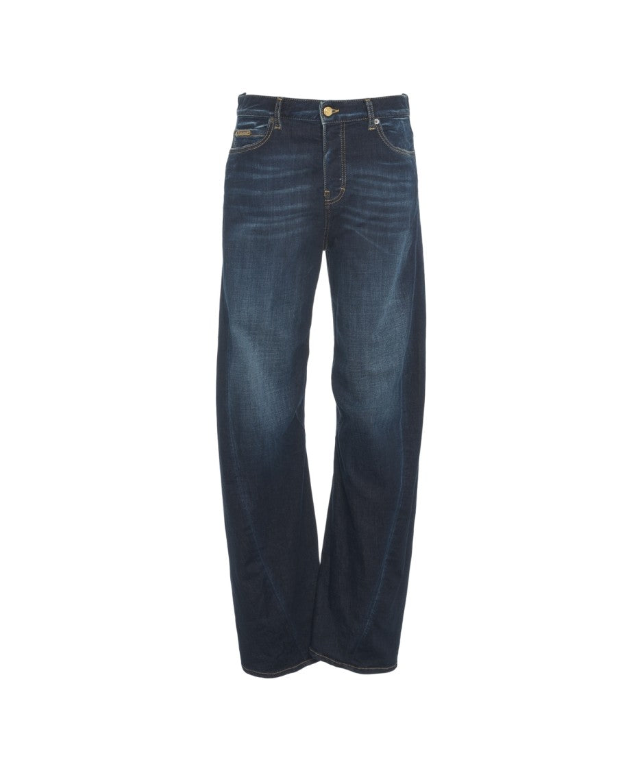 Dsquared2 Wide-Leg Jeans With Classic Five-Pocket Design