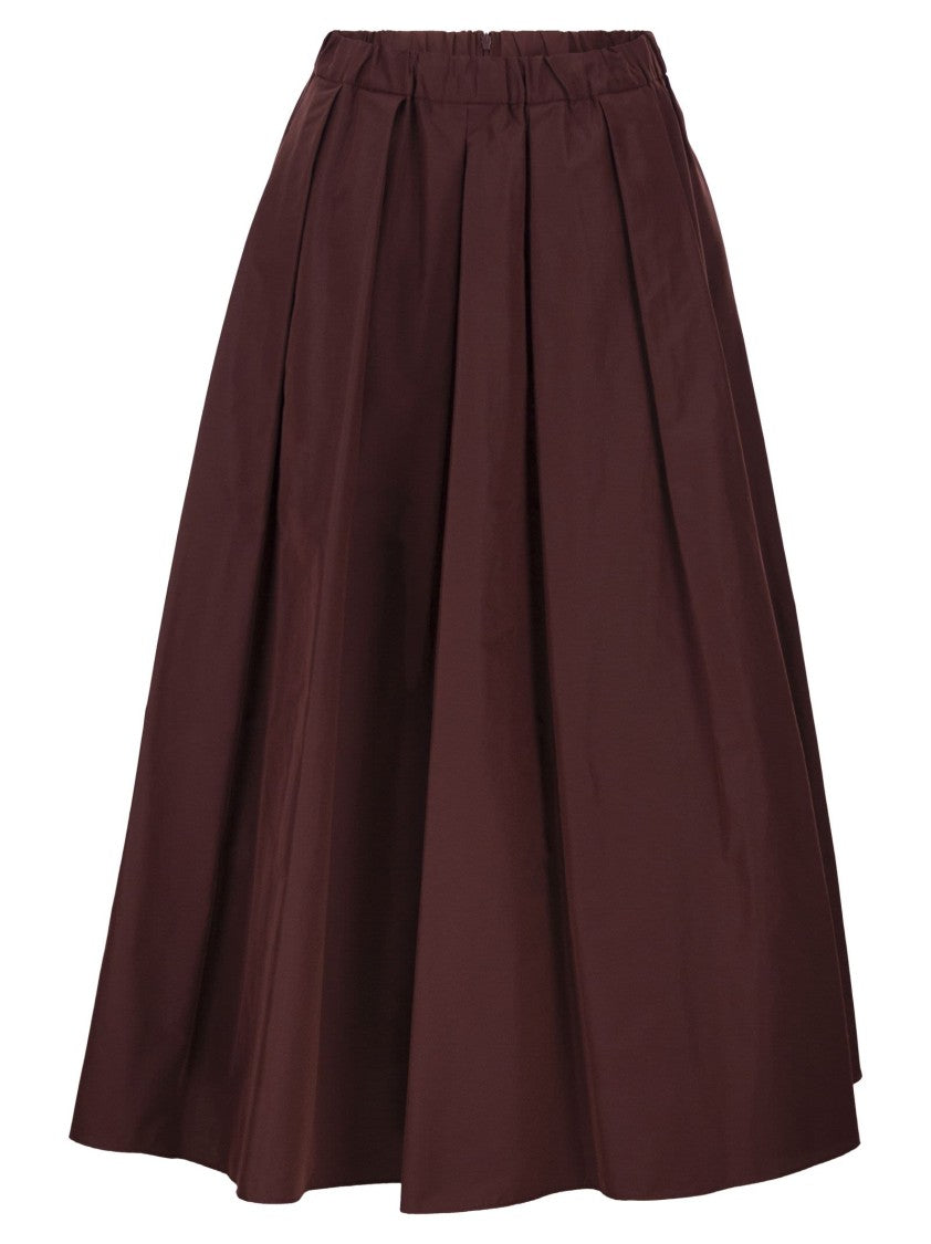 Max Mara Wkdcurvato - Long Taffeta Skirt