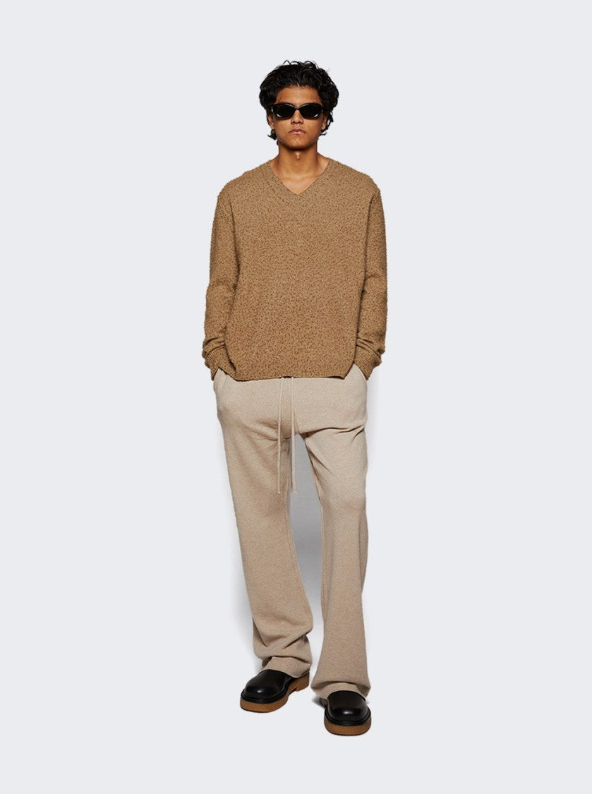 Maison Margiela Relaxed Fit Drawstring Pants In Soft Wool-Cashmere Blend