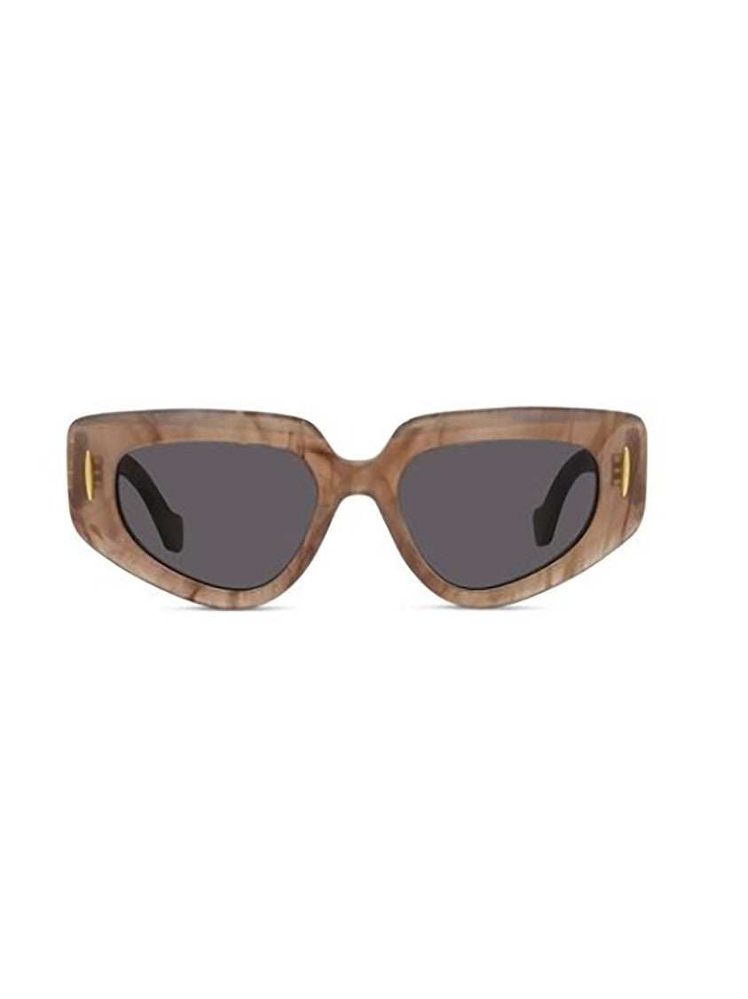 Loewe Brown Lw40160i Sleek Cat-Eye Sunglasses