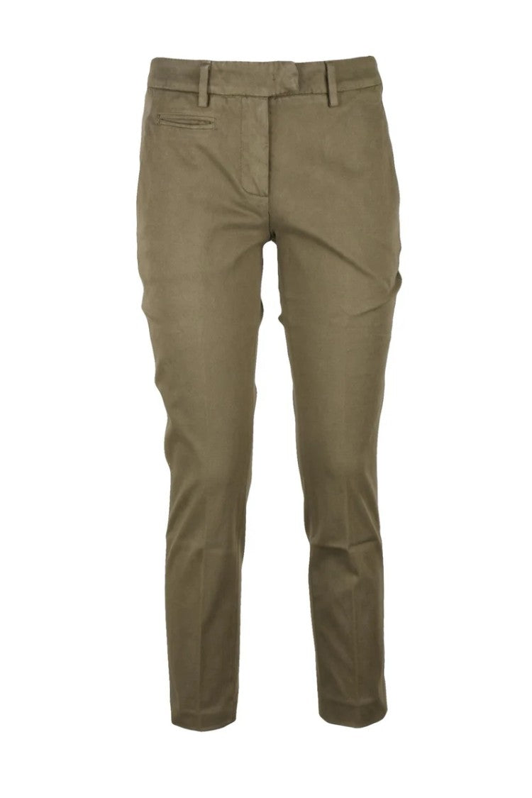 Dondup Perfect Tapered Leg Trousers Stretch - Green