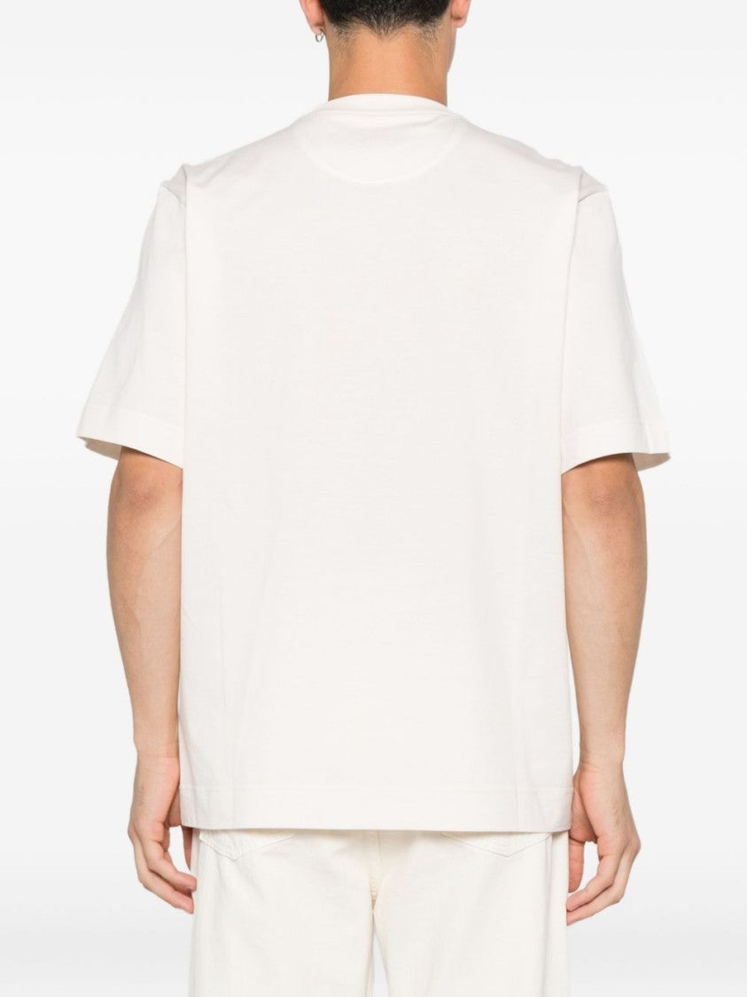 Fendi Relaxed-Fit Graphic Print T-Shirt With Round Neckline