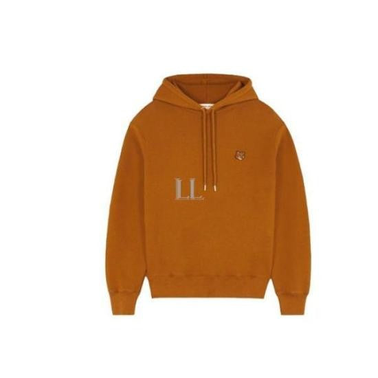 Maison Kitsuné Classic Pullover Hoodie With Embroidered Emblem