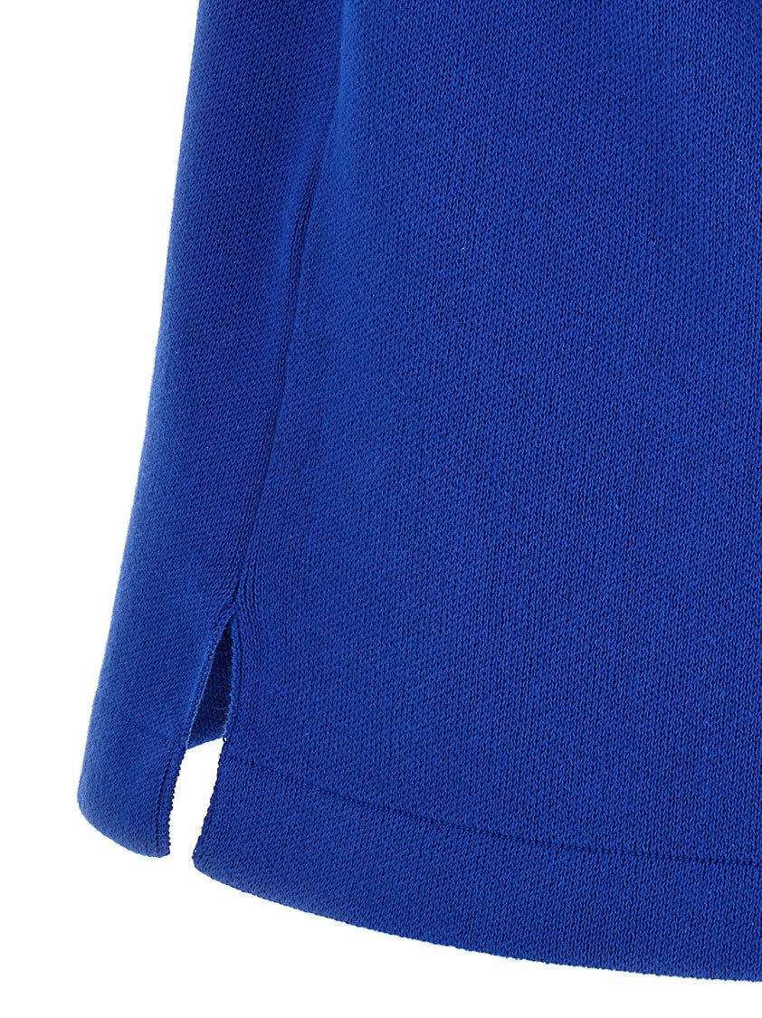 Valentino Garavani Knitted Cotton Shirt With Built-In Stripes