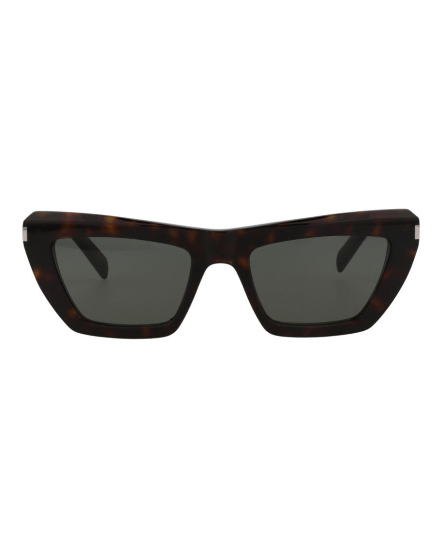Saint Laurent Tortoiseshell Square-Frame Acetate Sunglasses