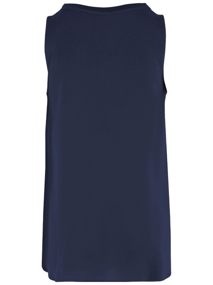 Q-Wins Sleeveless Stretch Cotton Top