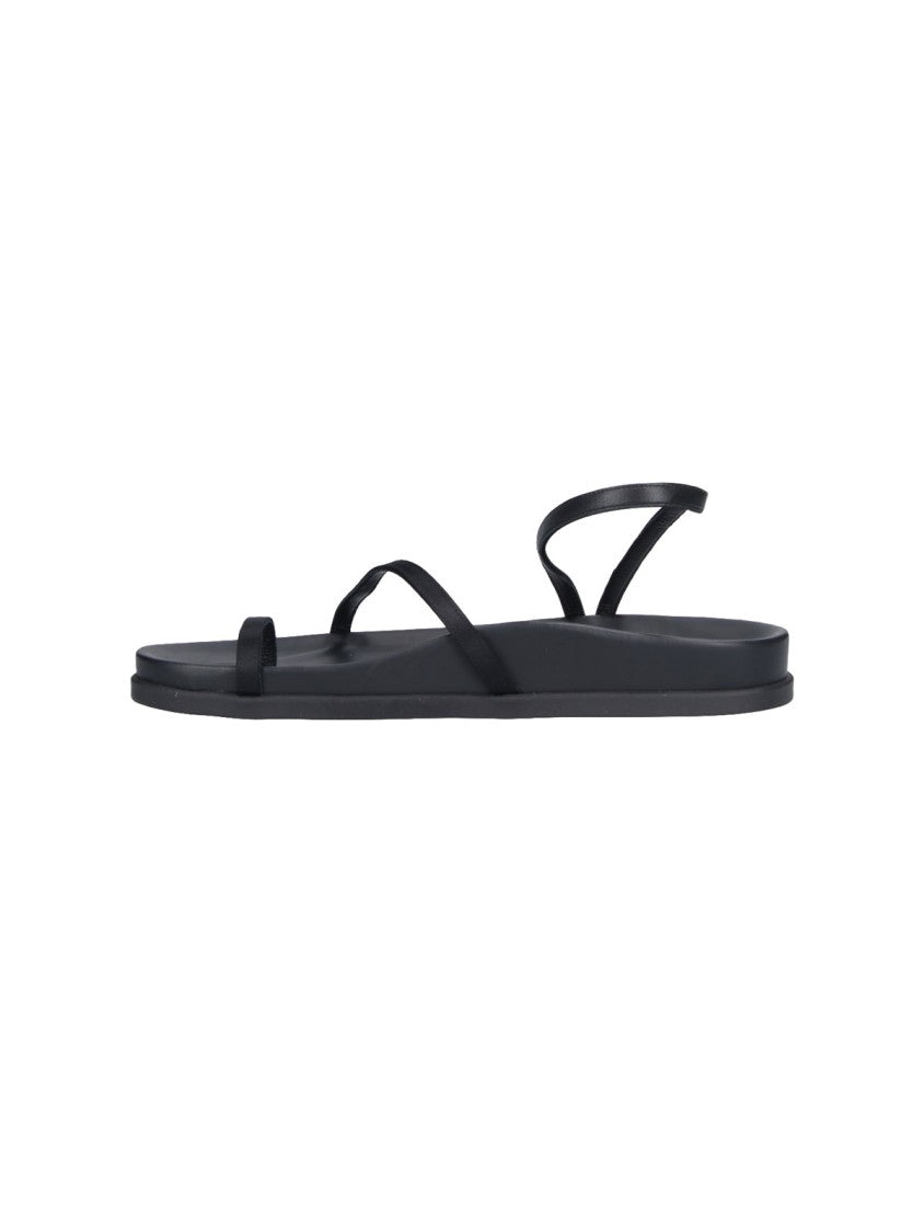 Ancient Greek Sandals "Eleftheria" Sandals – Black