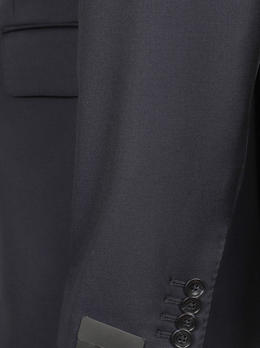 Tagliatore Dark Blue Tailored Notched Suit