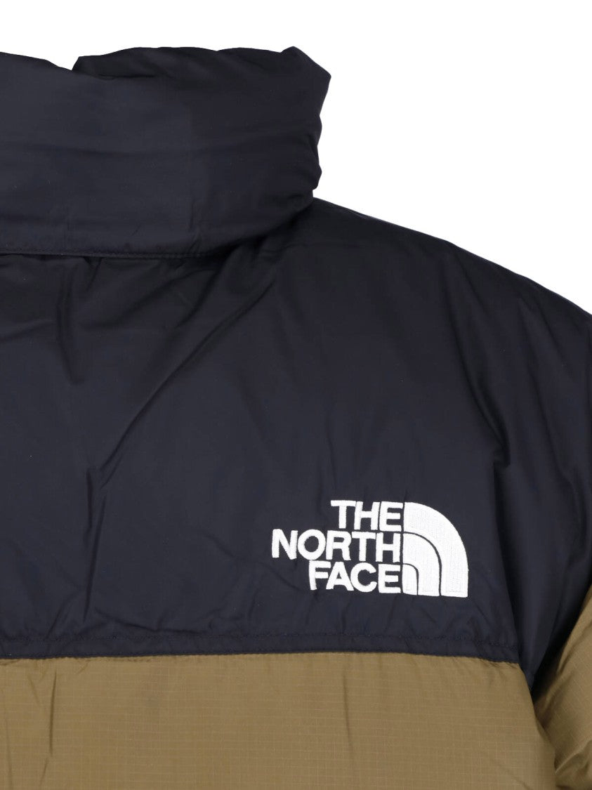 The North Face Green Retro Nuptse 1996 High-Collar Down Jacket