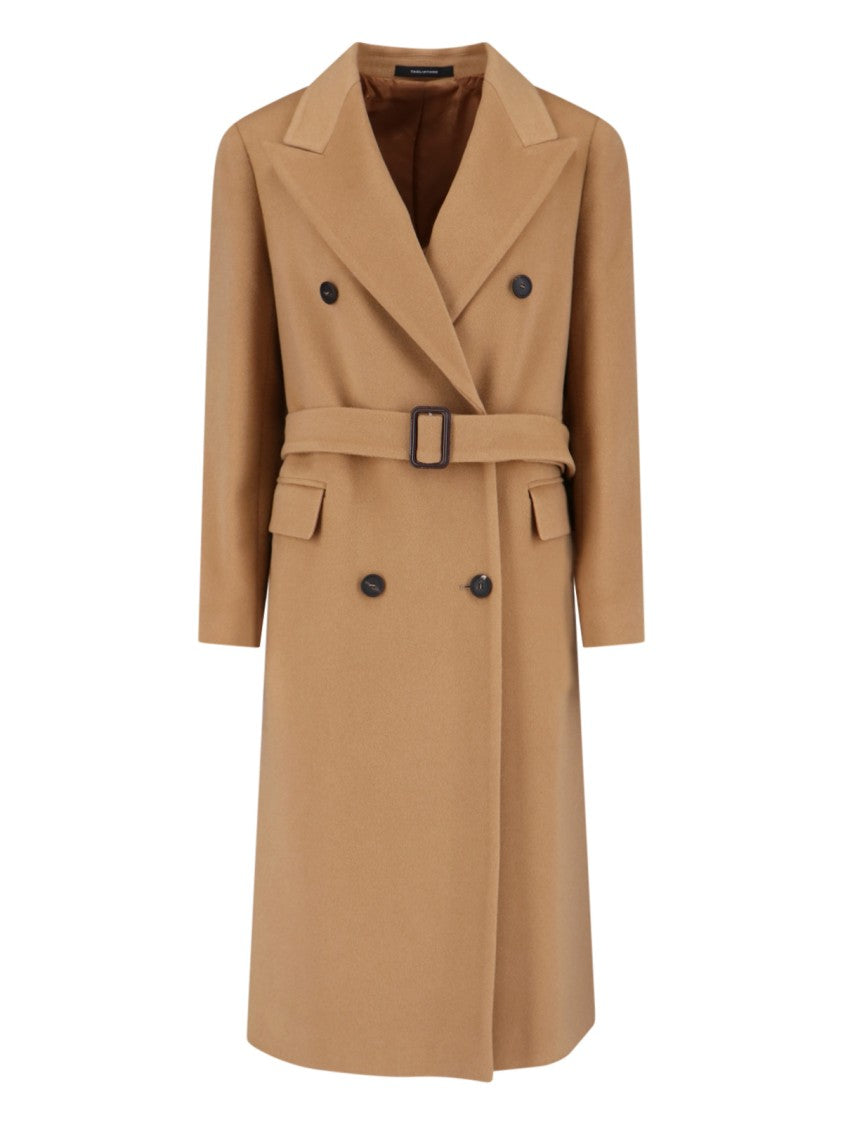 Tagliatore Jole Coat Midi Cashmere – Brown