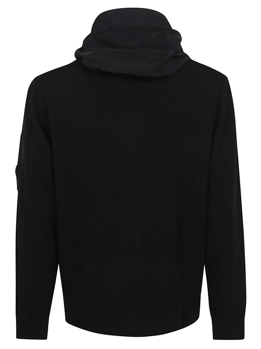 C.P. Company Hooded Knit With Chrome Inserts