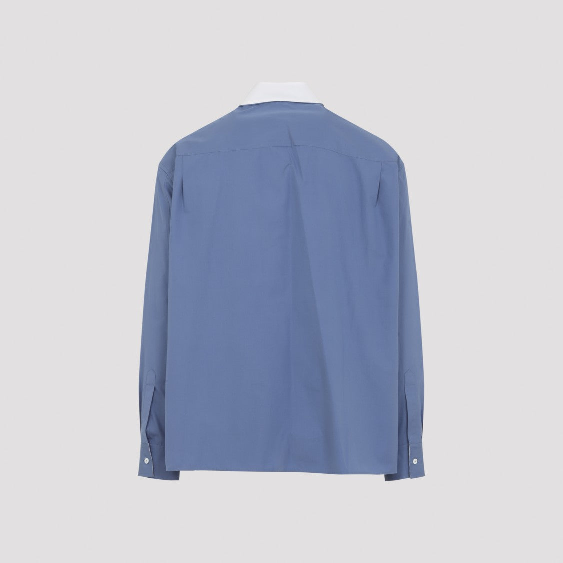 Lanvin Loose Fit Light Blue Cotton Shirt