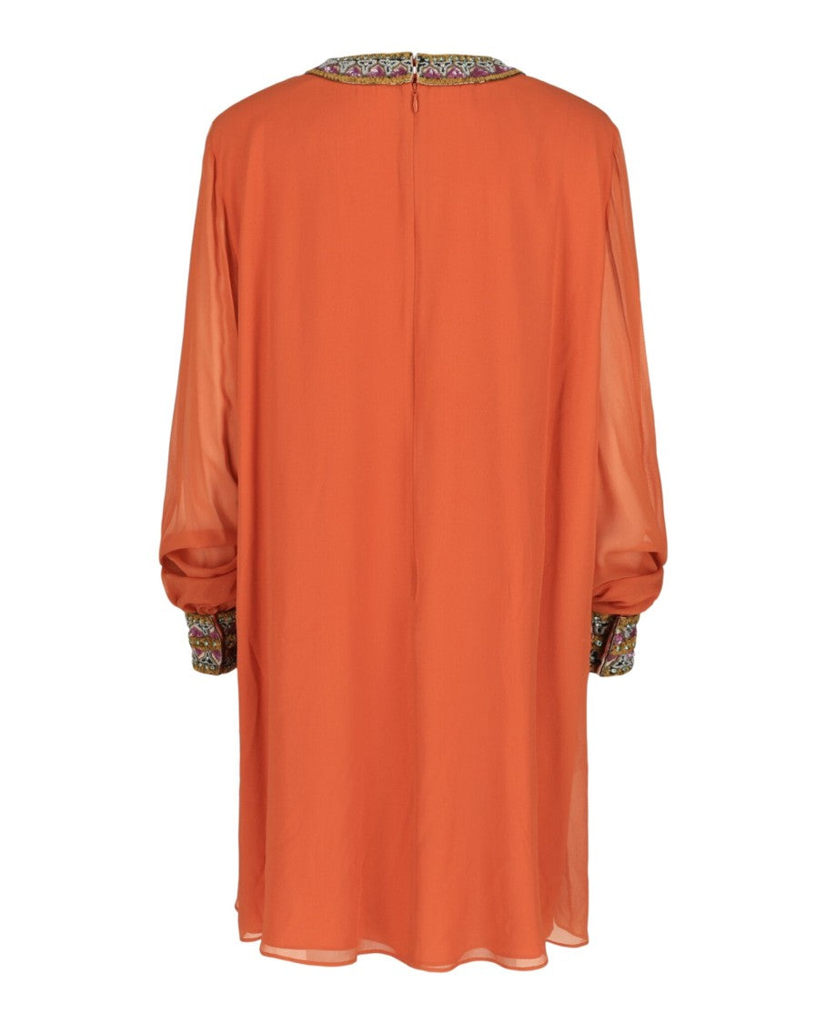Valentino Resort Embroidered Knee-Length Dress