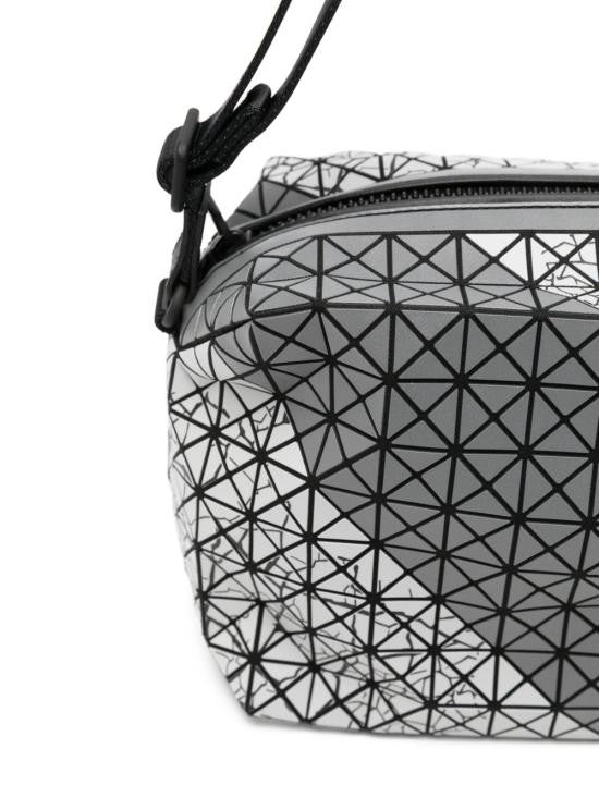 Baobao Silver Geometric Crossbody Shoulder Bag