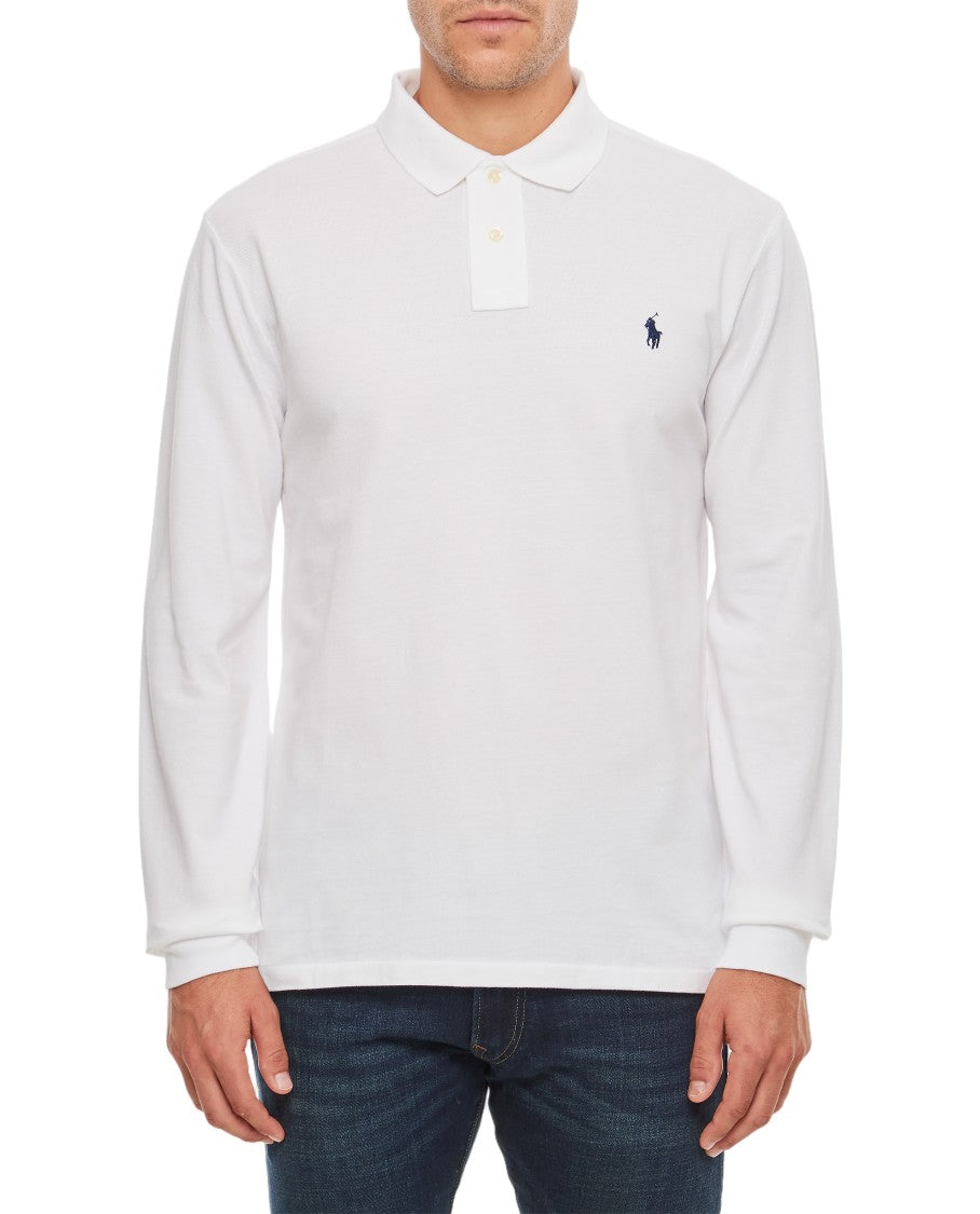 Polo Ralph Lauren Ribbed Polo Shirt With Two-Button Closure