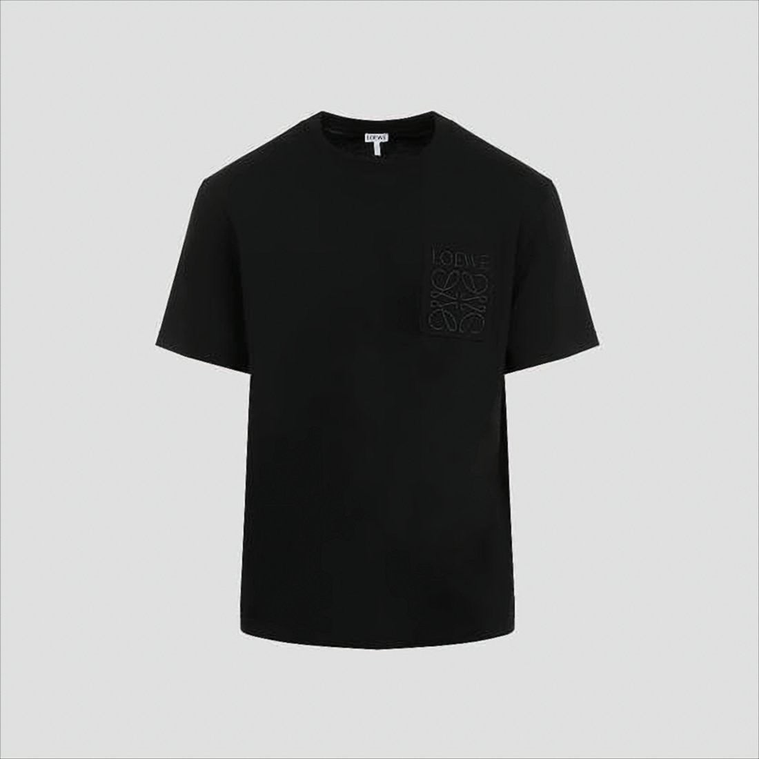 Loewe Short-Sleeved T-Shirt With Subtle Logo Embroidery