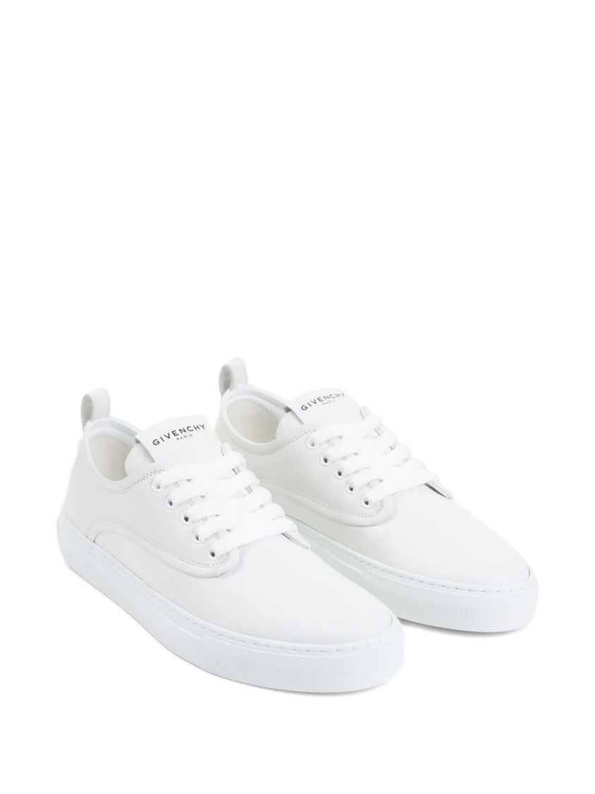 Givenchy White Calf Leather Flat Shoes
