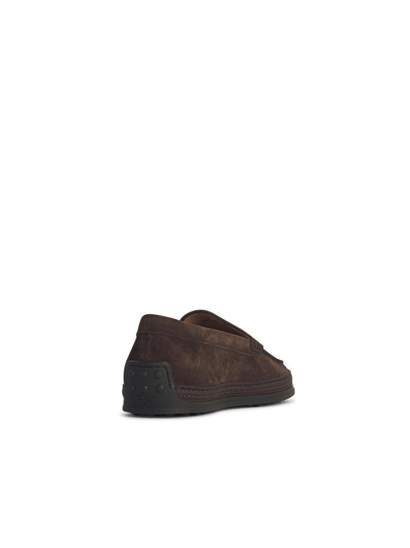 Tod's Brown Suede Loafers