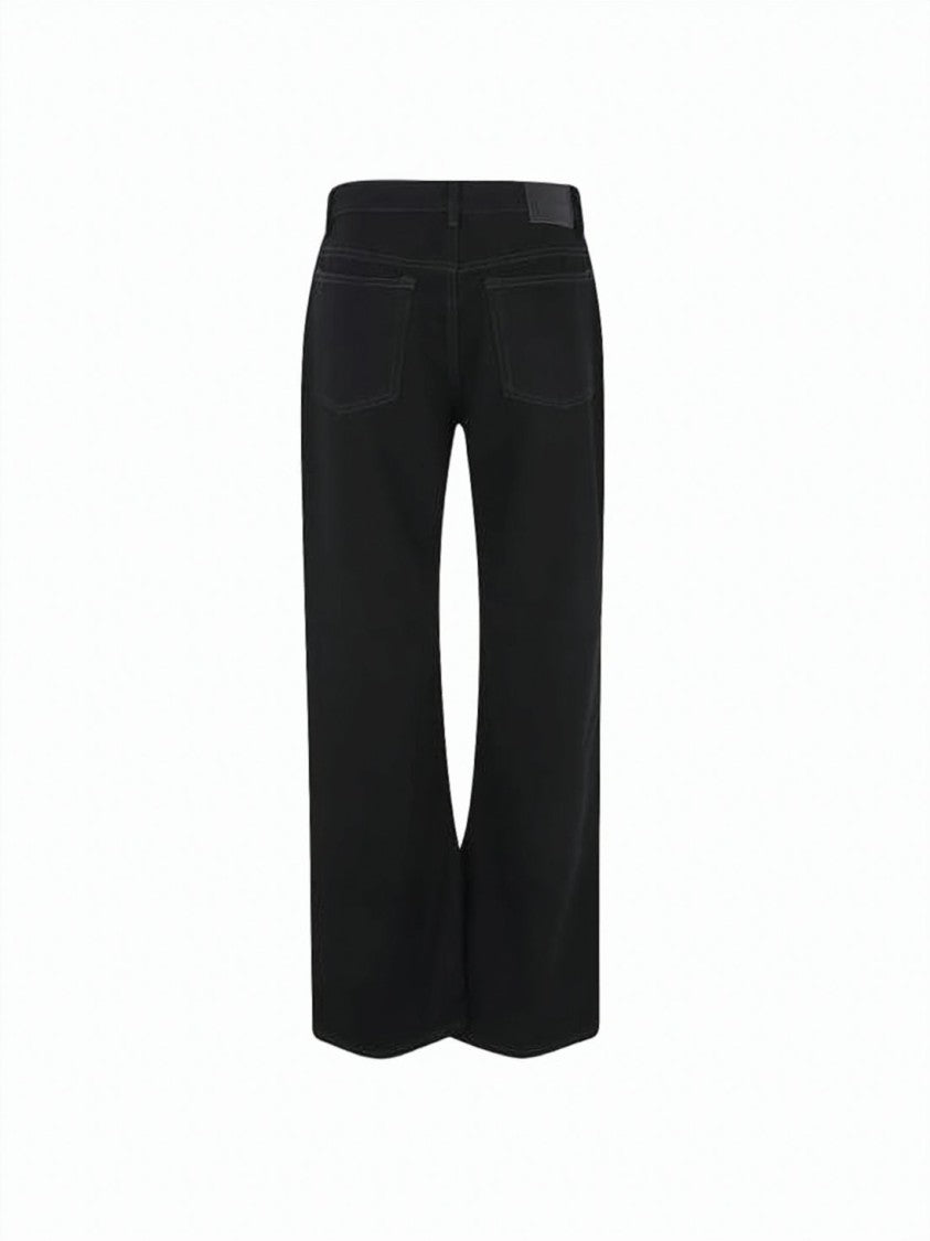 Acne Studios Wide-Leg Denim Pants With High Waist And Five-Pocket Design